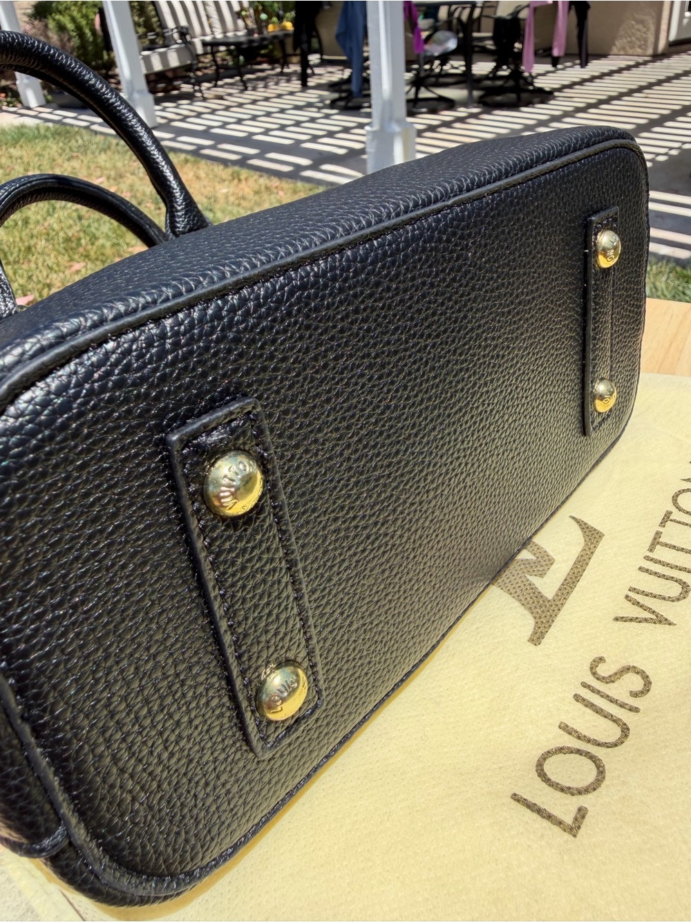 ✨COMING SOON✨ New LV Print Alma Empreinte BB Black Gold Embossed Monogram Bag - Picture 13 of 15